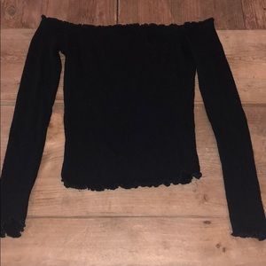 Pookie and Sebastian off the shoulder top